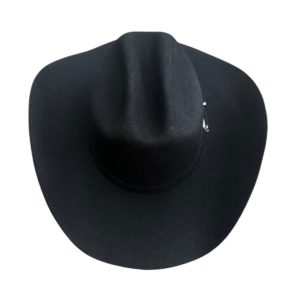 Stylish Men's Justin Black Cowboy Hat - Size 3X Western Wear Sz 7 3/8